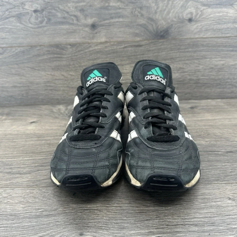 Adidas Indoor Turf Soccer Shoes Men Size 8 Black Vintage 087225 Low Top Sneaker